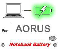 UK Replacement AORUS laptop battery , AORUS notebook computer batteries