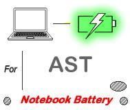 UK Replacement AST laptop battery , AST notebook computer batteries