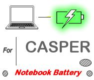 UK Replacement CASPER laptop battery , CASPER notebook computer batteries