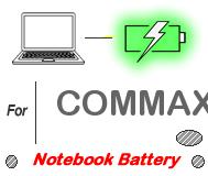 UK Replacement COMMAX laptop battery , COMMAX notebook computer batteries