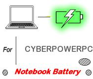 UK Replacement CYBERPOWERPC laptop battery , CYBERPOWERPC notebook computer batteries