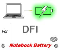 UK Replacement DFI laptop battery , DFI notebook computer batteries