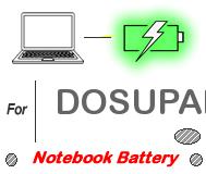 UK Replacement DOSUPARA laptop battery , DOSUPARA notebook computer batteries