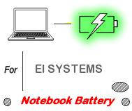 UK Replacement EI SYSTEMS laptop battery , EI SYSTEMS notebook computer batteries