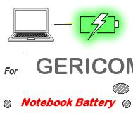 UK Replacement GERICOM Notebook PC battery , GERICOM batteries for Ultrabook, ToughBook, Gaming PC, Tablet