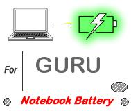 UK Replacement GURU Notebook PC battery , GURU batteries for Ultrabook, ToughBook, Gaming PC, Tablet