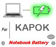 UK Replacement KAPOK laptop battery , KAPOK notebook computer batteries