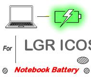 UK Replacement LGR ICOS laptop battery , LGR ICOS notebook computer batteries