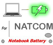 UK Replacement NATCOMP laptop battery , NATCOMP notebook computer batteries