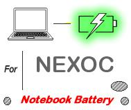 UK Replacement NEXOC laptop battery , NEXOC notebook computer batteries