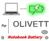 UK Replacement OLIVETTI laptop battery , OLIVETTI notebook computer batteries