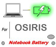 UK Replacement OSIRIS laptop battery , OSIRIS notebook computer batteries