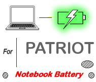 UK Replacement PATRIOT Notebook PC battery , PATRIOT batteries for Ultrabook, ToughBook, Gaming PC, Tablet