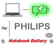 UK Replacement PHILIPS laptop battery , PHILIPS notebook computer batteries