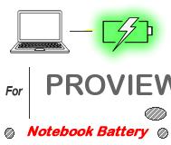 UK Replacement PROVIEW Notebook PC battery , PROVIEW batteries for Ultrabook, ToughBook, Gaming PC, Tablet