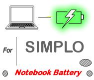 UK Replacement SIMPLO Notebook PC battery , SIMPLO batteries for Ultrabook, ToughBook, Gaming PC, Tablet