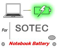 UK Replacement SOTEC laptop battery , SOTEC notebook computer batteries