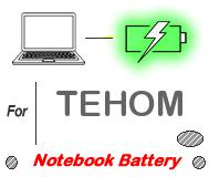 UK Replacement TEHOM laptop battery , TEHOM notebook computer batteries