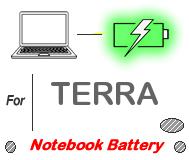 UK Replacement TERRA laptop battery , TERRA notebook computer batteries