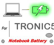 UK Replacement TRONIC5 laptop battery , TRONIC5 notebook computer batteries