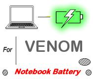 UK Replacement VENOM Notebook PC battery , VENOM batteries for Ultrabook, ToughBook, Gaming PC, Tablet